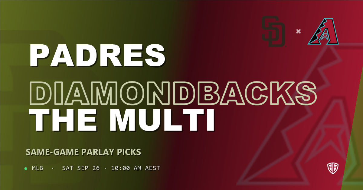 San Diego Padres vs Arizona Diamondbacks Prediction and Same Game Parlay picks, September 25, 2026