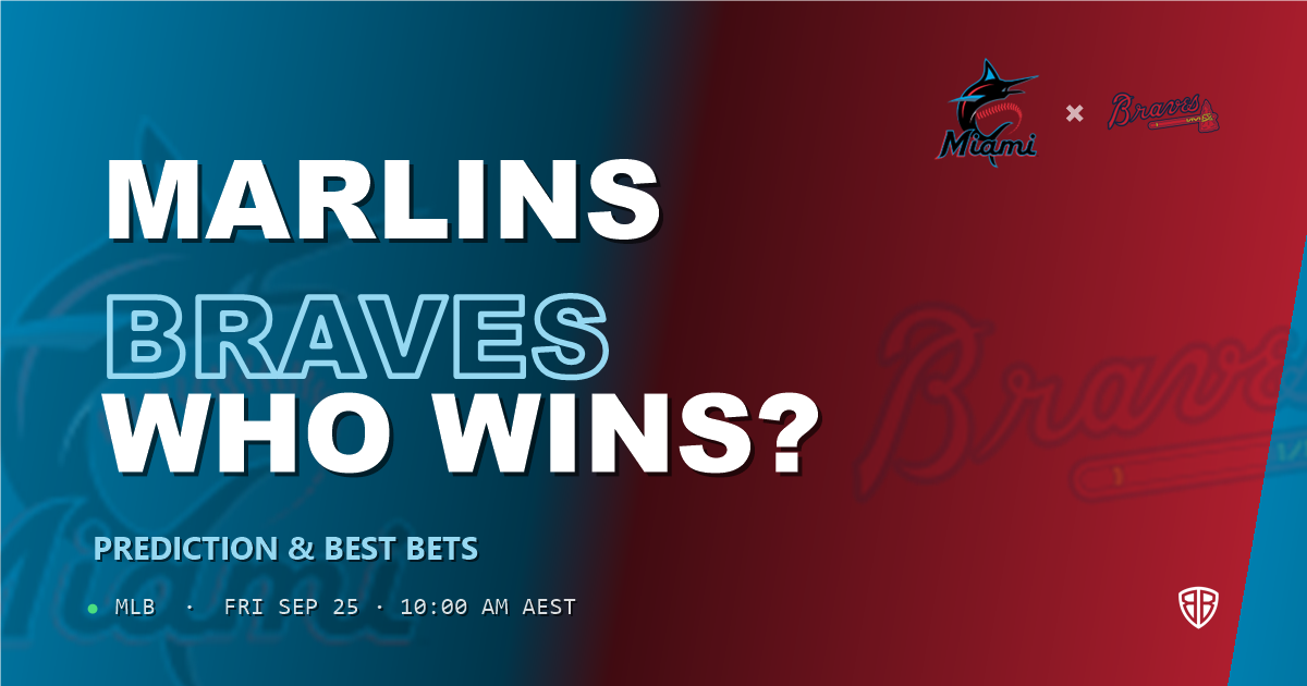 Miami Marlins vs Atlanta Braves Prediction and Picks, September 26, 2026