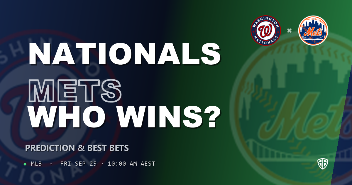 Washington Nationals vs New York Mets Prediction and Picks, September 26, 2026