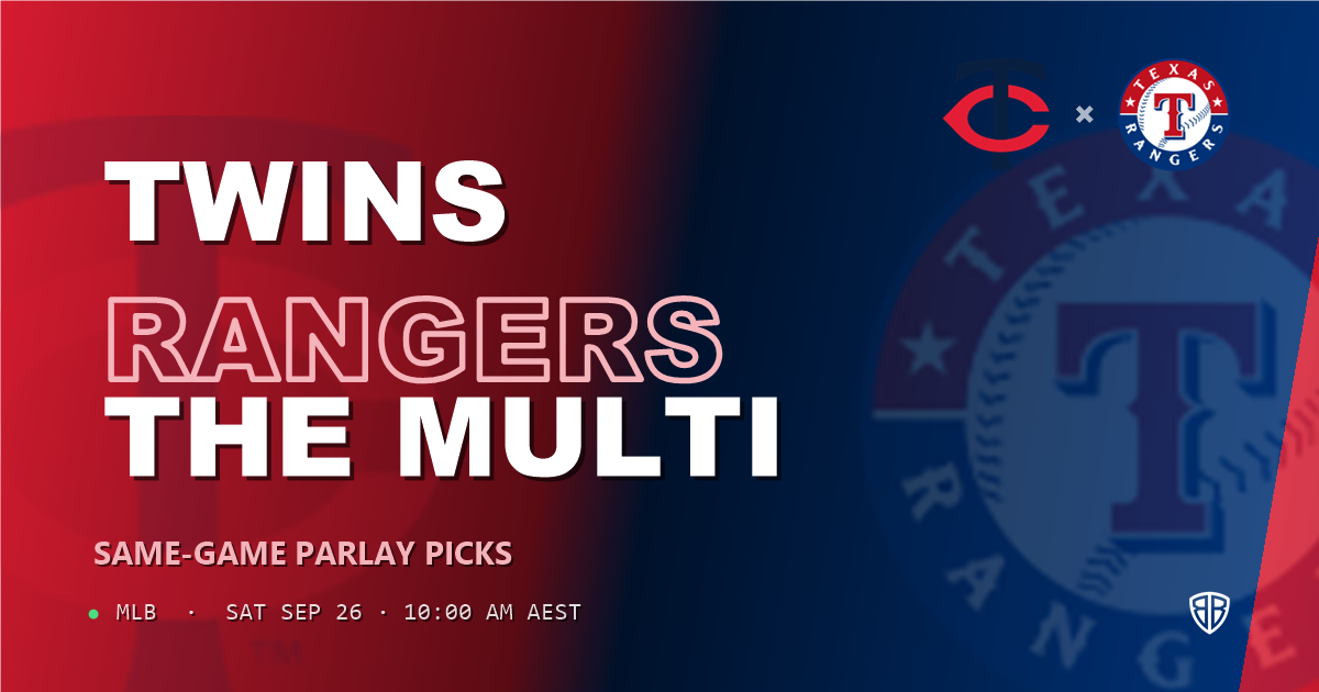 Minnesota Twins vs Texas Rangers Prediction and Same Game Parlay picks, September 26, 2026