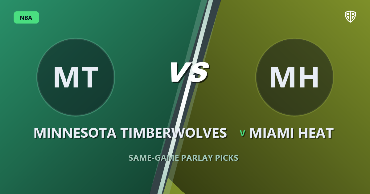 Minnesota Timberwolves vs Miami Heat Prediction & Same Game Parlay picks Key Insights: Analytics Breakdown