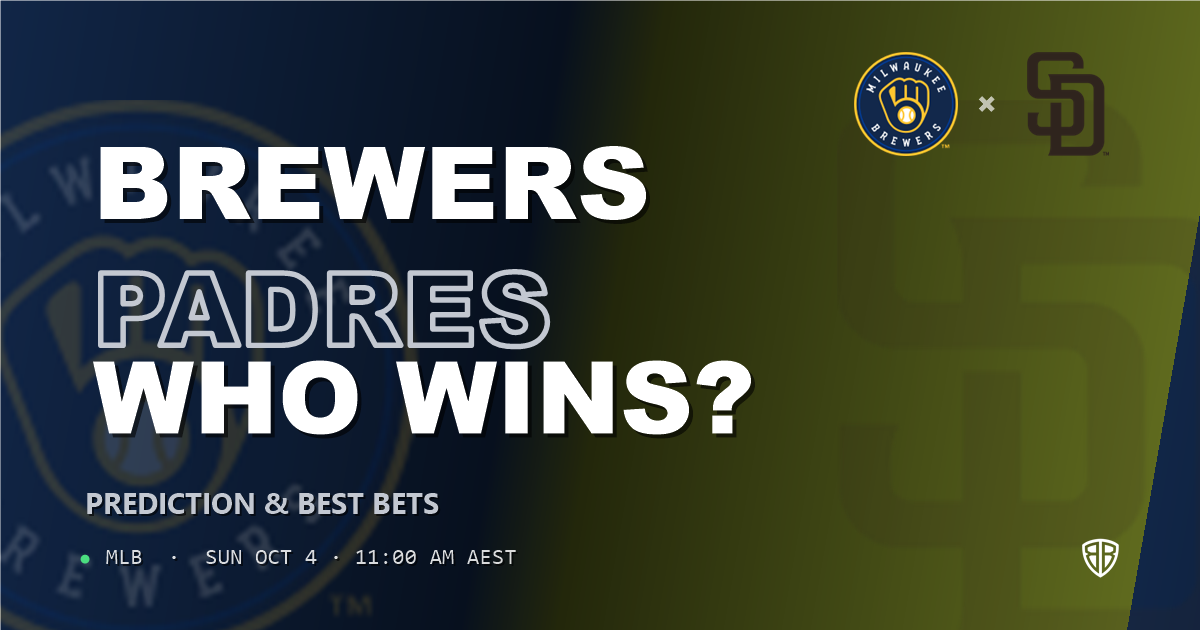Milwaukee Brewers vs San Diego Padres Prediction and Picks, October 3, 2026