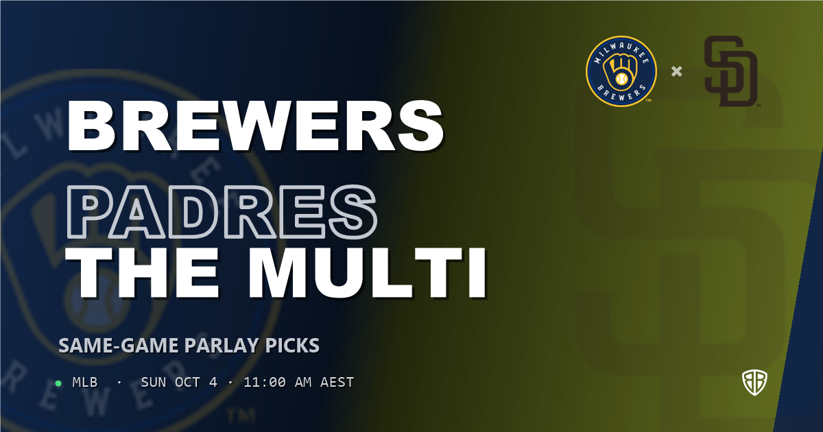 Milwaukee Brewers vs San Diego Padres Prediction and Same Game Parlay picks, October 4, 2026