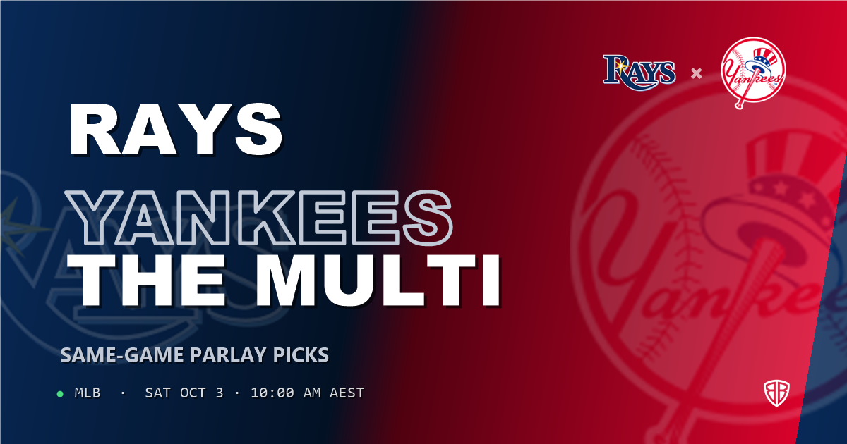 Tampa Bay Rays vs New York Yankees Prediction and Same Game Parlay picks, October 4, 2026