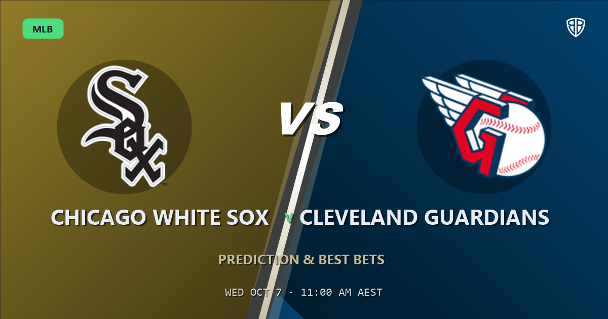 Chicago White Sox vs Cleveland Guardians Prediction and Picks, October 6, 2026