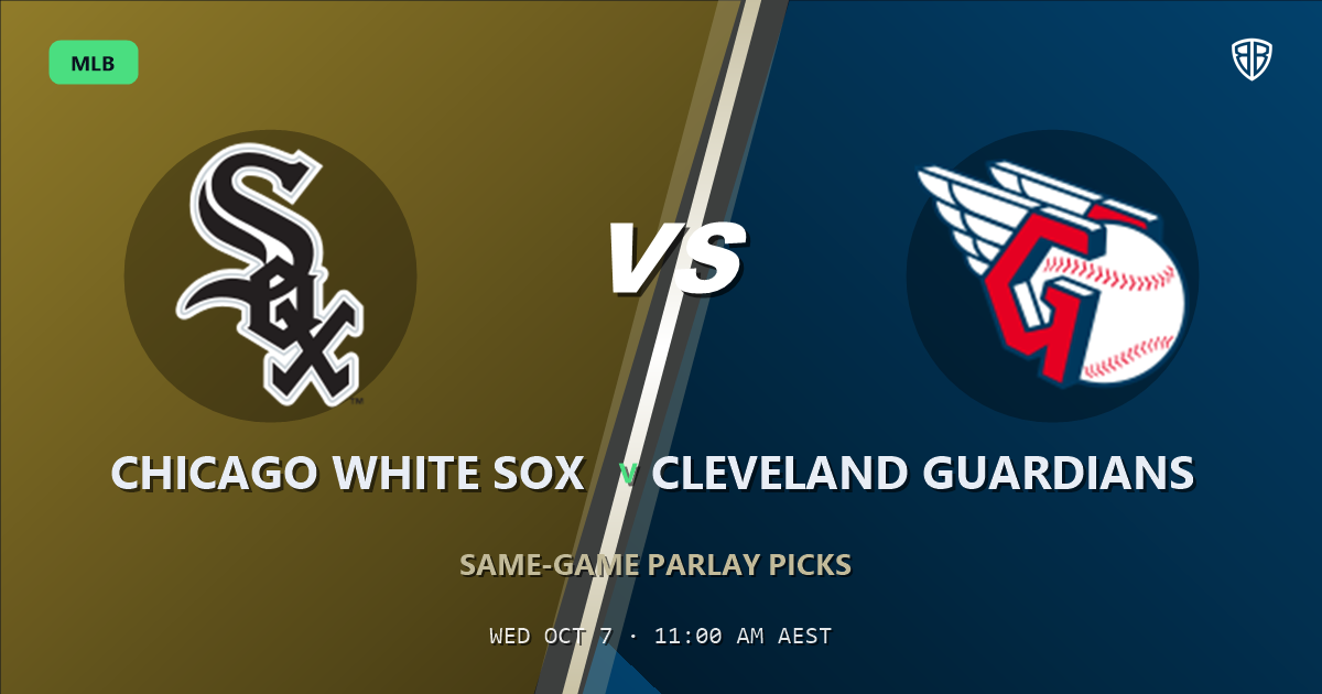 Chicago White Sox vs Cleveland Guardians Prediction and Same Game Parlay picks, October 7, 2026
