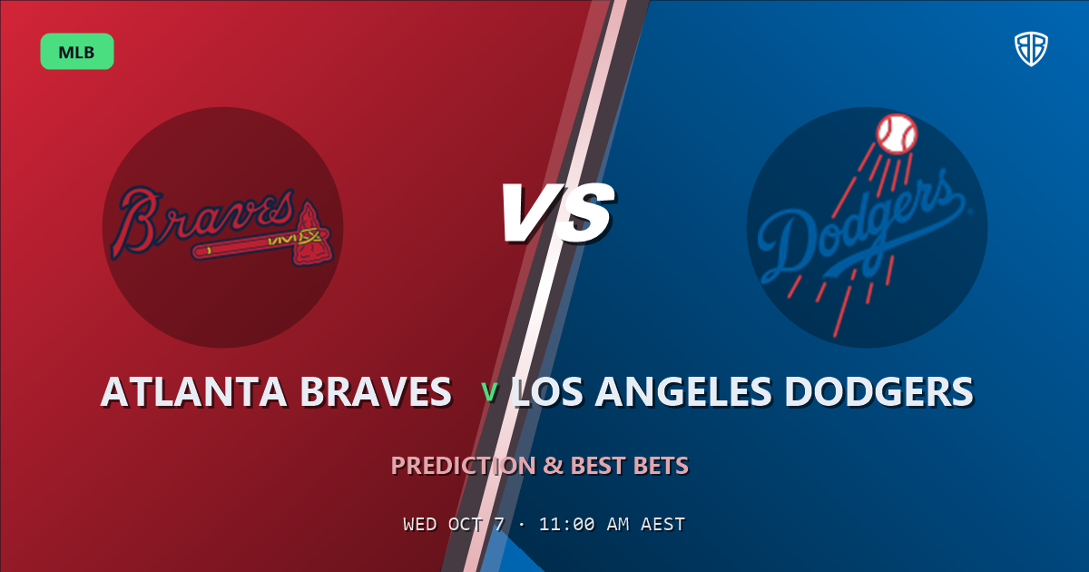 Atlanta Braves vs Los Angeles Dodgers Prediction and Picks, October 8, 2026