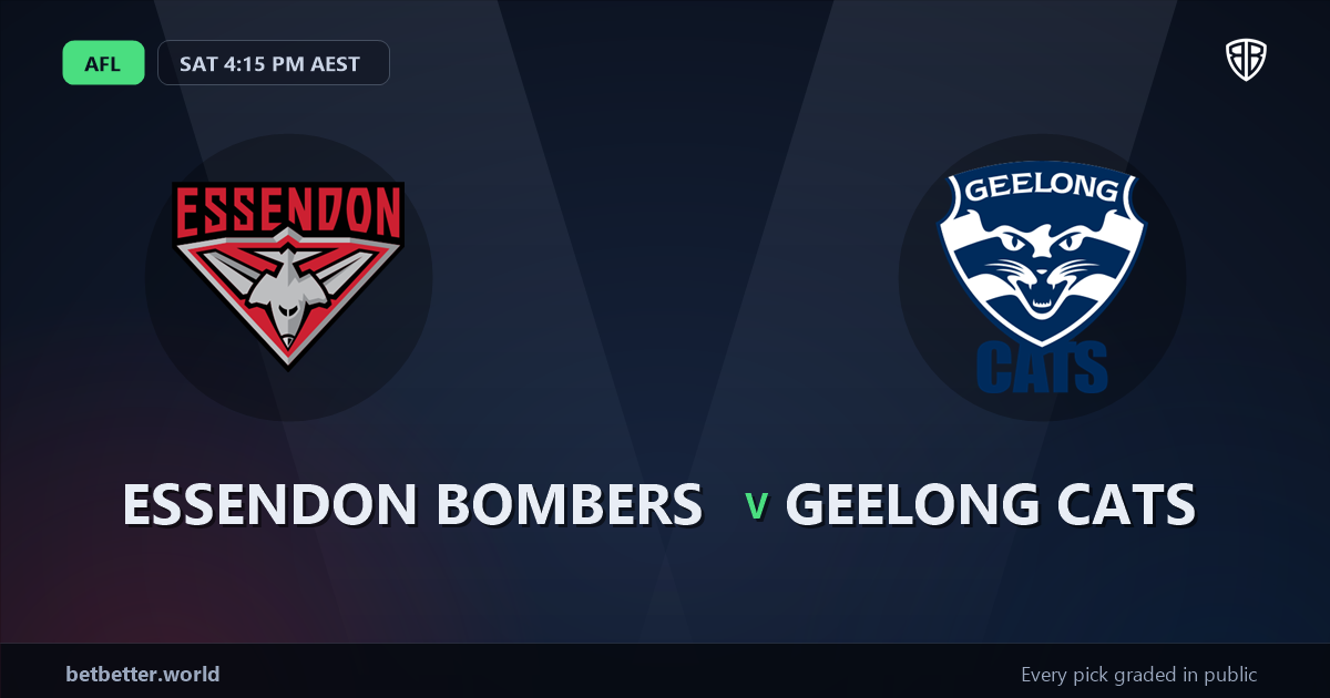 Essendon Bombers vs Geelong Cats Prediction & Picks (Oliver Dempsey Key Factor): Full Match Breakdown & Bets