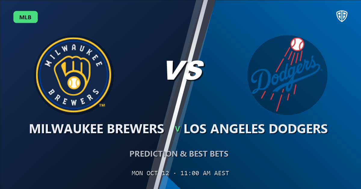 Milwaukee Brewers vs Los Angeles Dodgers Prediction and Picks, October 11, 2026