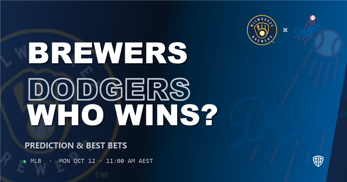 Milwaukee Brewers vs Los Angeles Dodgers Prediction and Picks, October 12, 2026