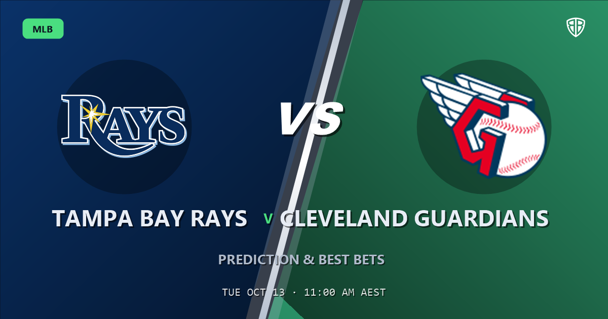 Tampa Bay Rays vs Cleveland Guardians Prediction and Picks, October 12, 2026