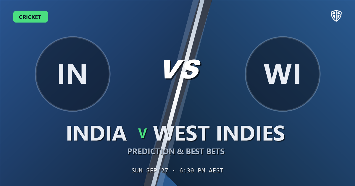 India vs West Indies Prediction & Picks: Our Expert Analysis