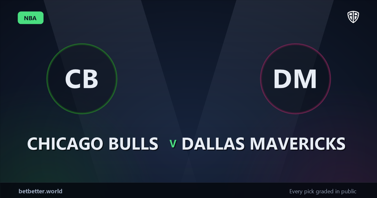 Chicago Bulls vs Dallas Mavericks Prediction & Same Game Parlay picks Key Insights: Analytics Breakdown
