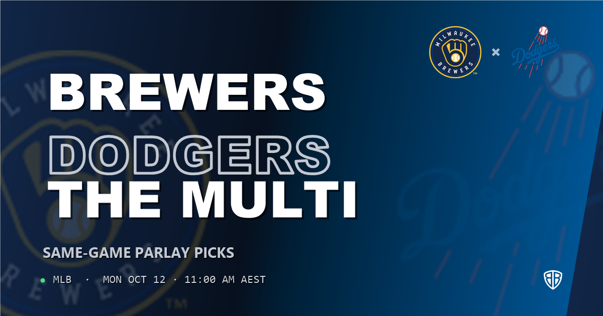 Milwaukee Brewers vs Los Angeles Dodgers Prediction and Same Game Parlay picks, October 13, 2026