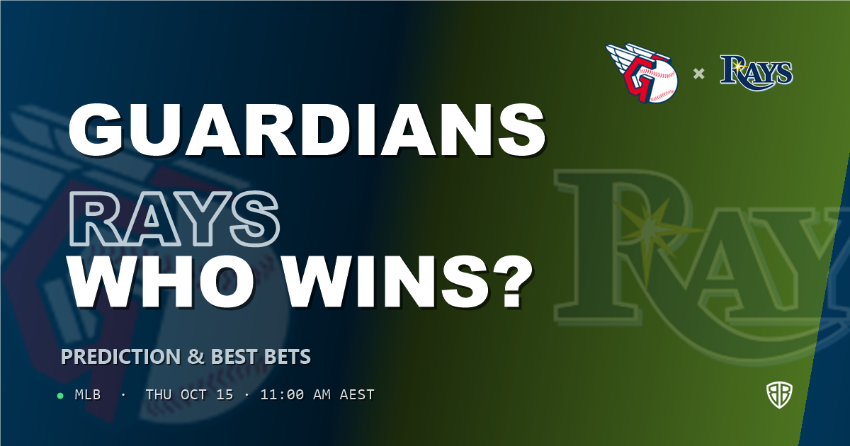 Cleveland Guardians vs Tampa Bay Rays Prediction and Picks, October 15, 2026