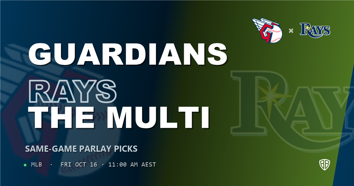 Cleveland Guardians vs Tampa Bay Rays Prediction and Same Game Parlay picks, October 16, 2026