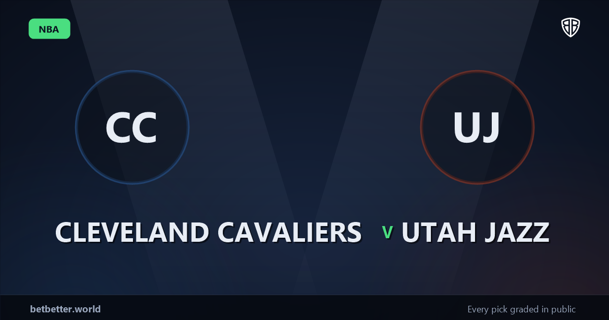 Cleveland Cavaliers vs Utah Jazz Prediction & Same Game Parlay picks Key Insights: Analytics Breakdown