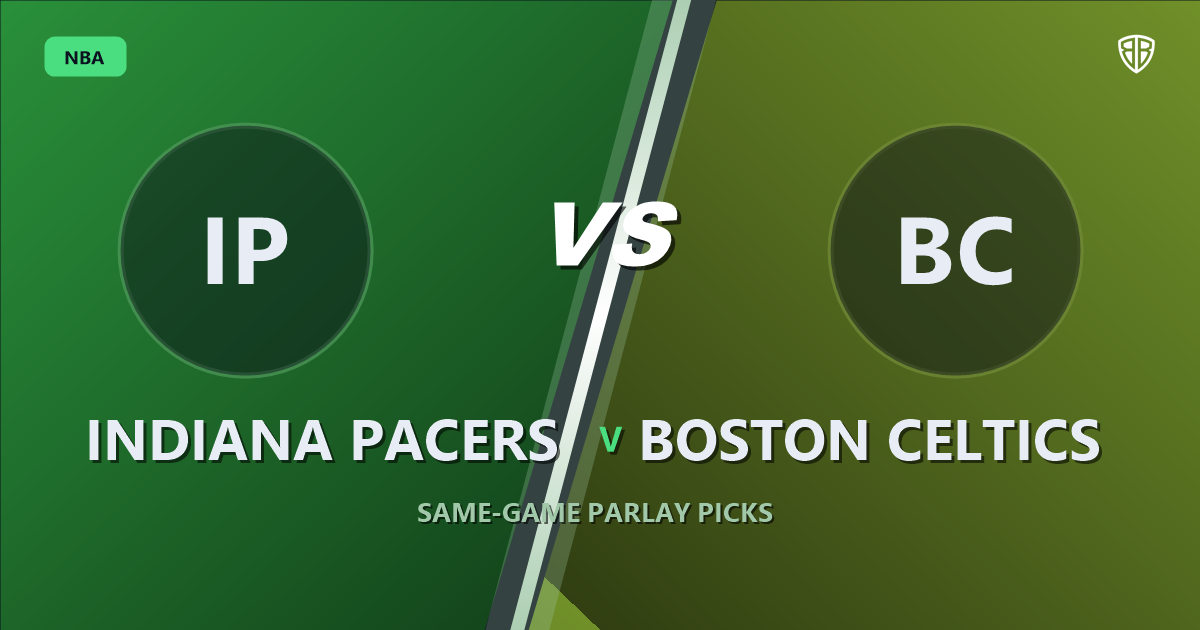 Indiana Pacers vs Boston Celtics Prediction & Same Game Parlay picks Key Insights: High-Value Opportunity