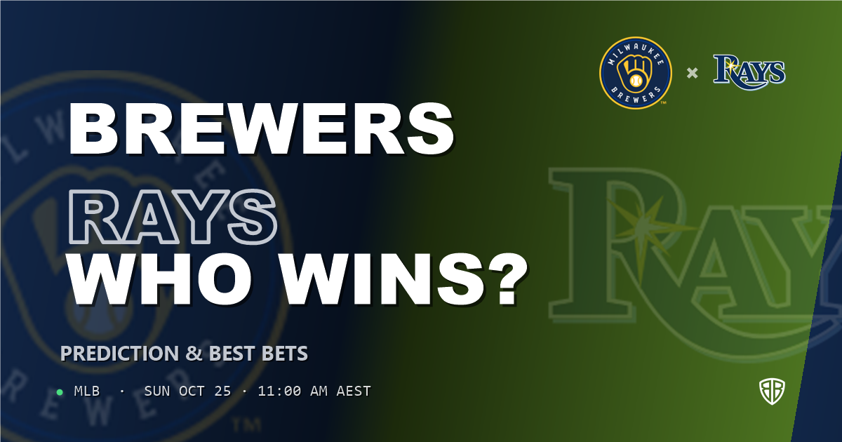 Milwaukee Brewers vs Tampa Bay Rays Prediction and Picks, October 24, 2026