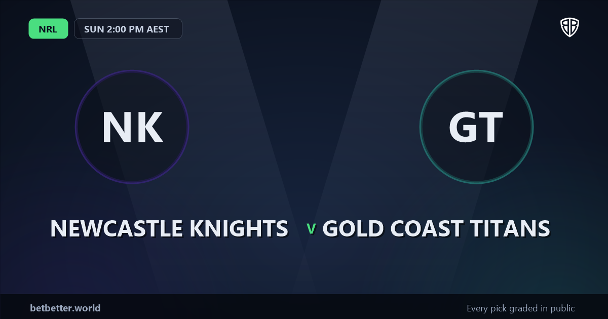 Newcastle Knights vs Gold Coast Titans Prediction & Picks: Don't Miss These Odds