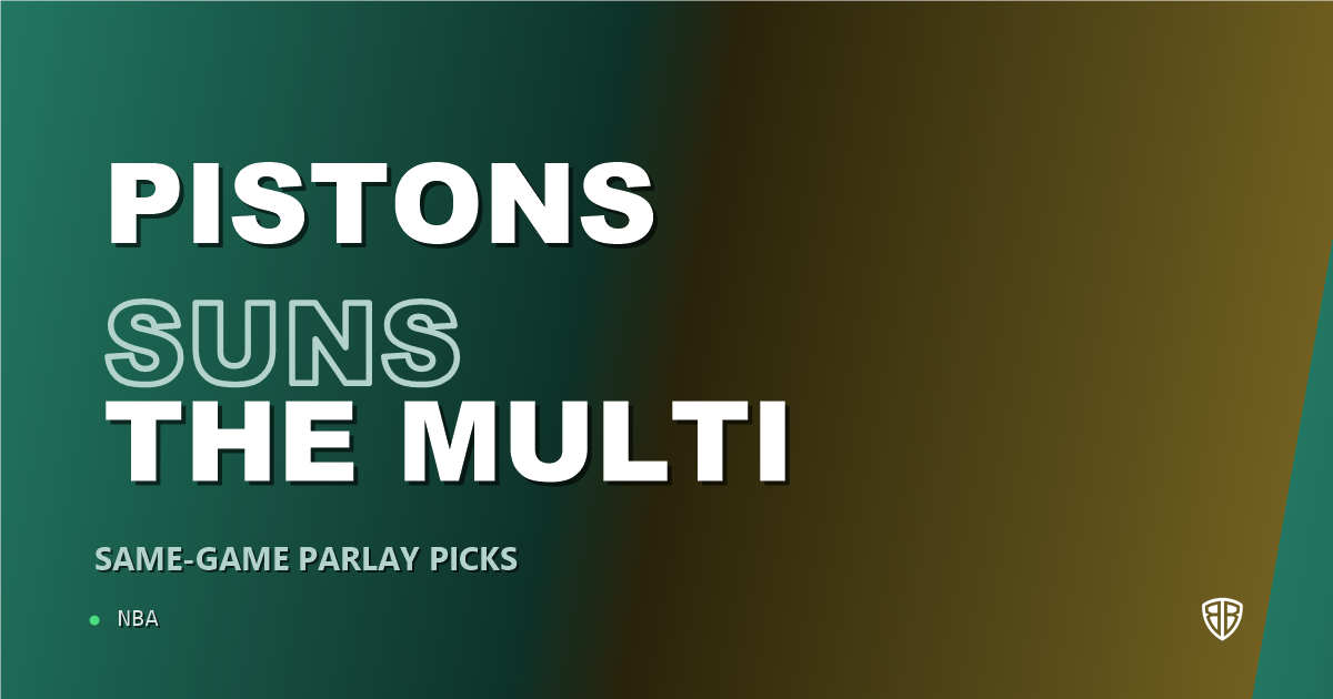 Detroit Pistons vs Phoenix Suns Prediction & Same Game Parlay picks Key Insights: High-Value Opportunity