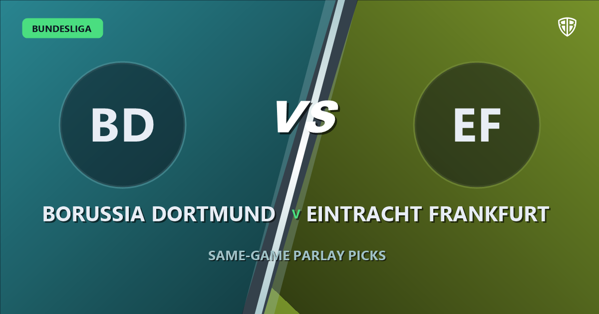 Borussia Dortmund vs Eintracht Frankfurt Prediction & Same Game Parlay picks