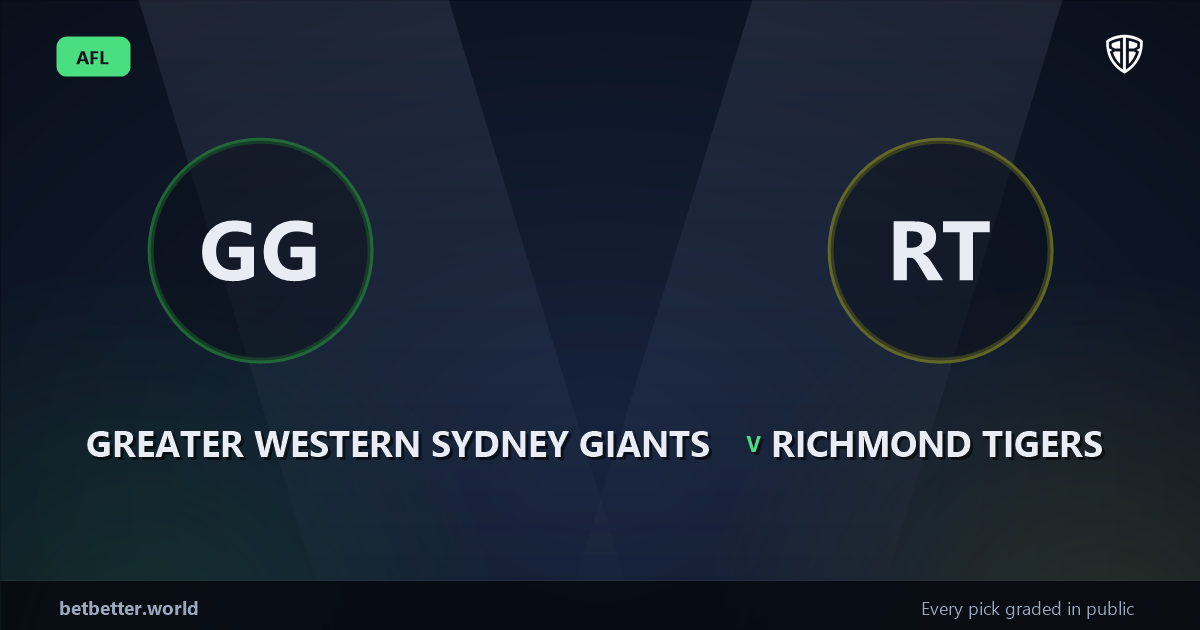 Greater Western Sydney Giants vs Richmond Tigers Prediction & Same Game Multi picks Key Insights: Our Expert Analysis