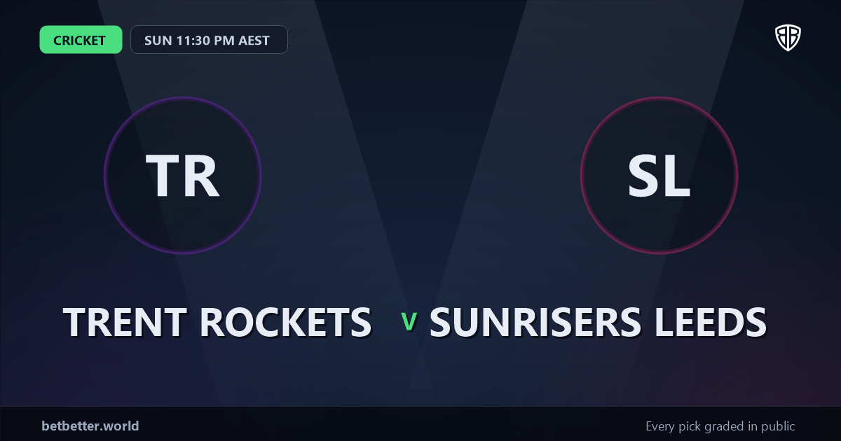 Trent Rockets vs Sunrisers Leeds Prediction & Picks: The Hundred Preview