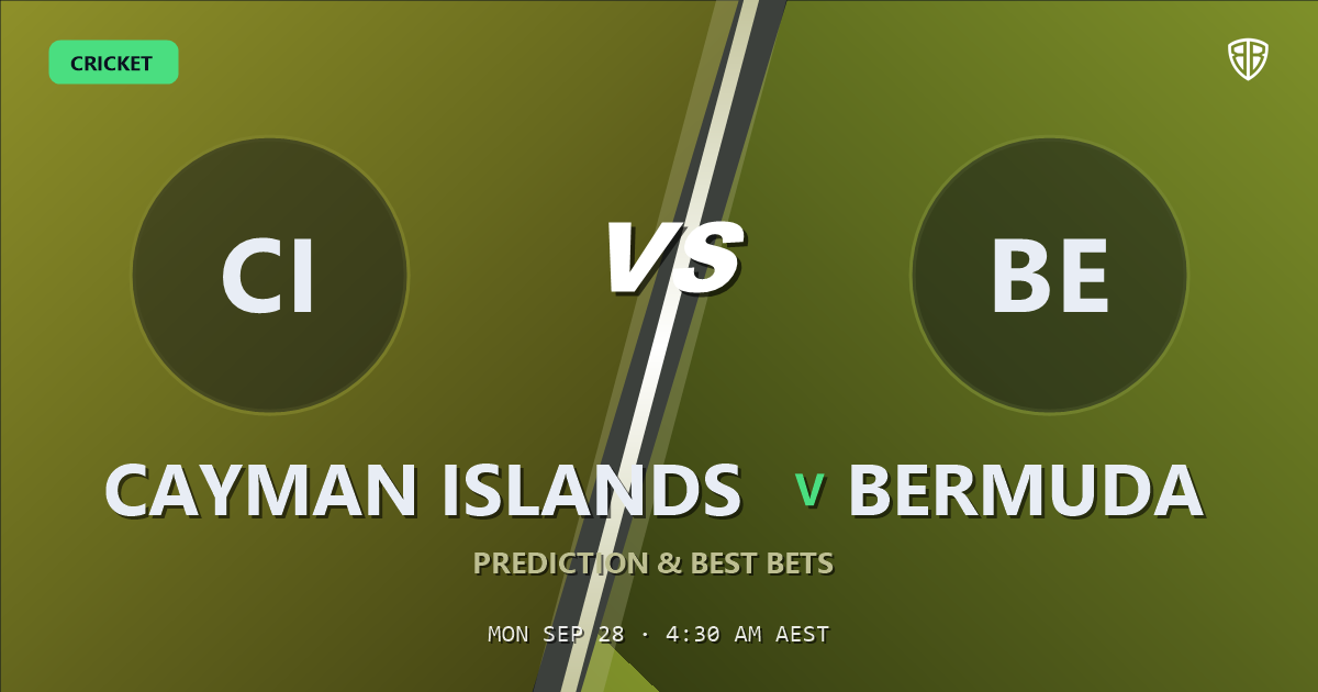 Cayman Islands vs Bermuda Prediction & Picks: Odds Analysis & Top Props