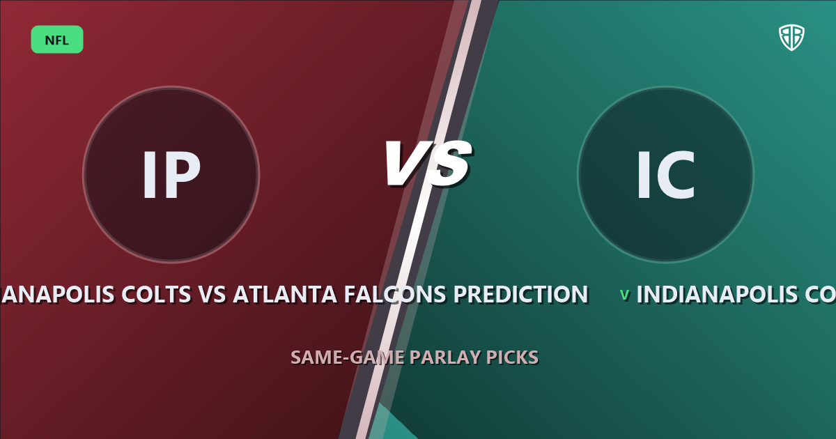 Indianapolis Colts vs Atlanta Falcons Prediction & Same Game Parlay Picks: Expert Analysis