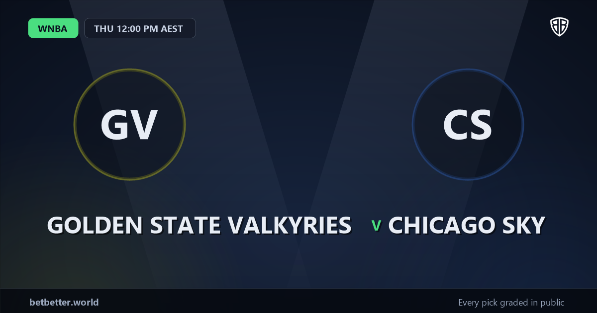 Golden State Valkyries vs Chicago Sky Prediction & Picks (Azura Stevens Key Factor): High-Value Opportunity