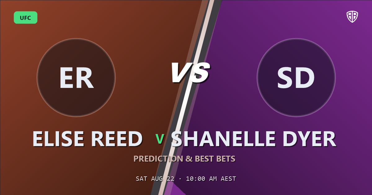 Elise Reed vs Shanelle Dyer Prediction & Picks: Our Expert Analysis