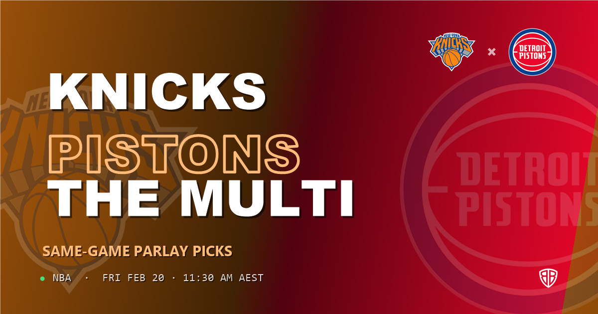 New York Knicks vs Detroit Pistons Prediction & Same Game Parlay picks Key Insights: Analytics Breakdown