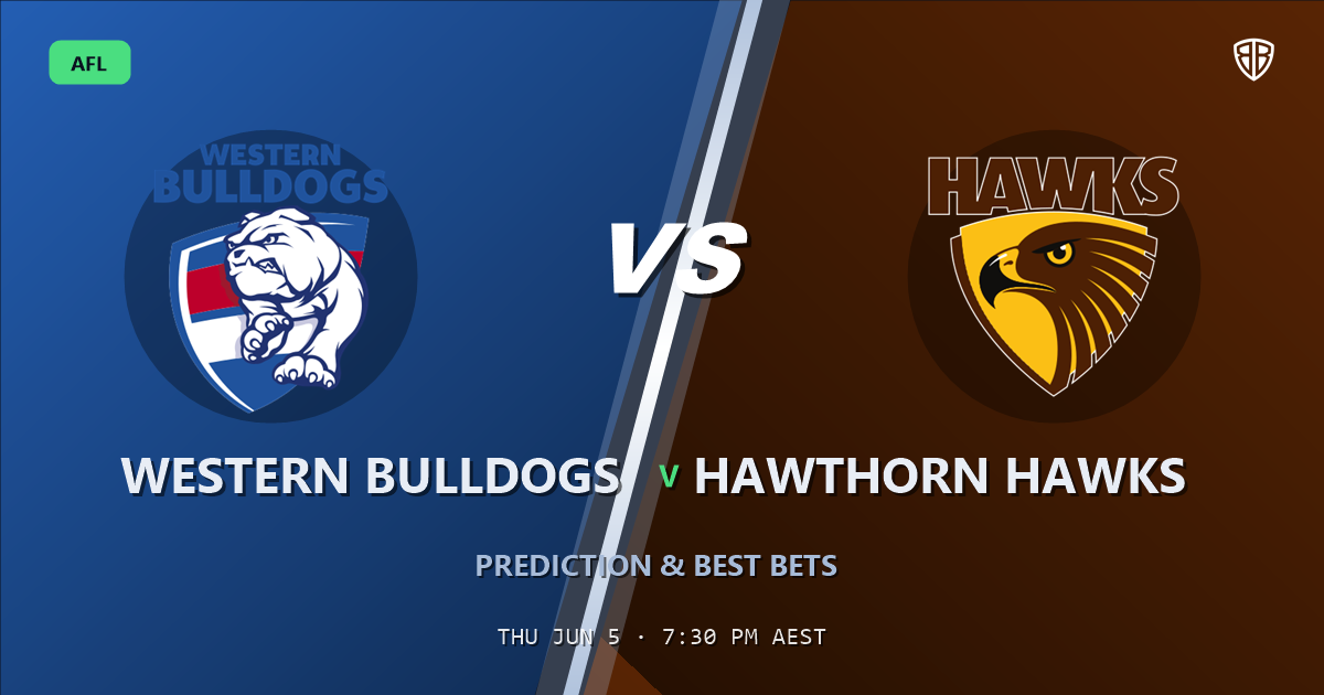AFL news: Western Bulldogs vs Hawthorn Hawks Prediction & Picks : Stat-Based Insights