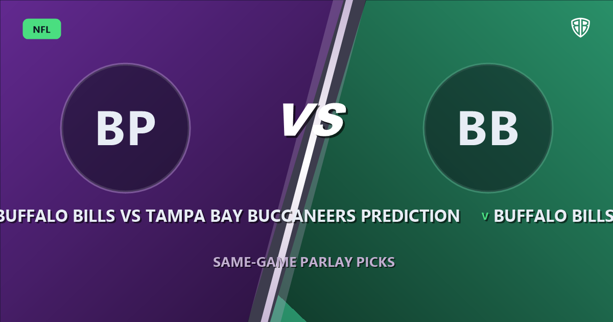 Buffalo Bills vs Tampa Bay Buccaneers Prediction & Same Game Parlay Picks: High-Value Angles