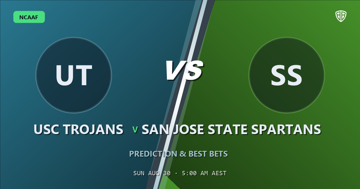 USC Trojans vs San Jose State Spartans Prediction & Picks: Smart Betting Angles