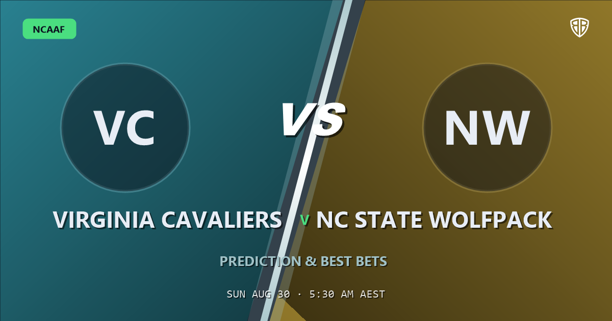 Virginia Cavaliers vs NC State Wolfpack Prediction & Picks: Smart Betting Angles