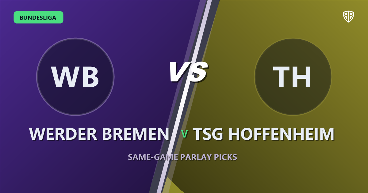 Werder Bremen vs TSG Hoffenheim Prediction & Same Game Parlay picks