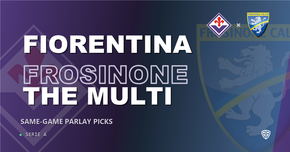 Fiorentina vs Frosinone Prediction & Same Game Parlay picks Top SGP: Our Expert Serie A Analysis