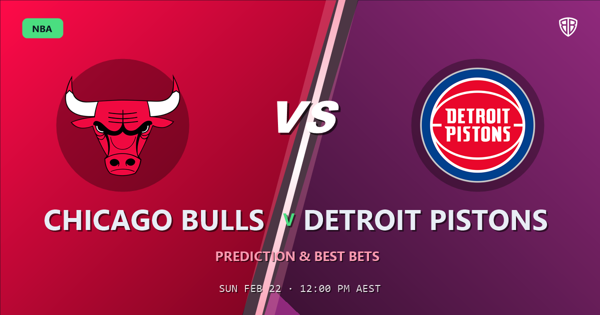 Chicago Bulls vs Detroit Pistons Prediction & Picks: Expert Betting Guide
