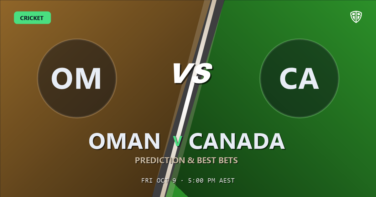Cricket news: Oman vs Canada Prediction & Picks: Don