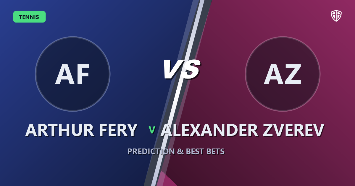 Arthur Fery vs Alexander Zverev Prediction: Best Bet & Rationale