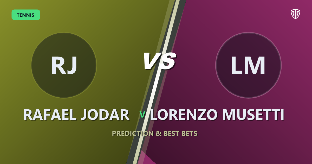 Rafael Jodar vs Lorenzo Musetti Prediction & Picks: Stat-Based Insights