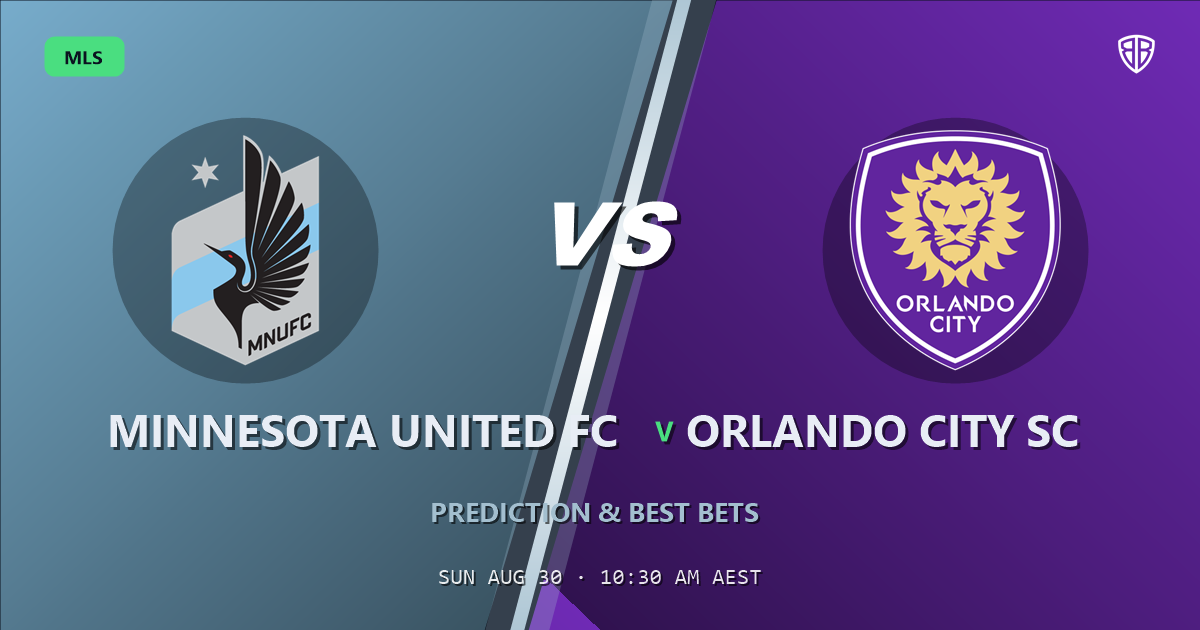Minnesota United FC vs Orlando City SC Prediction & Picks (MLS): Odds Analysis & Top Props