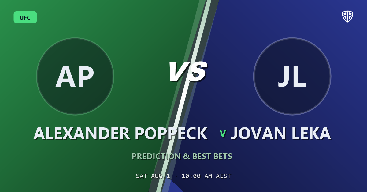Wes Schultz vs Jackson McVey Prediction & Picks: Full Match Breakdown & Bets
