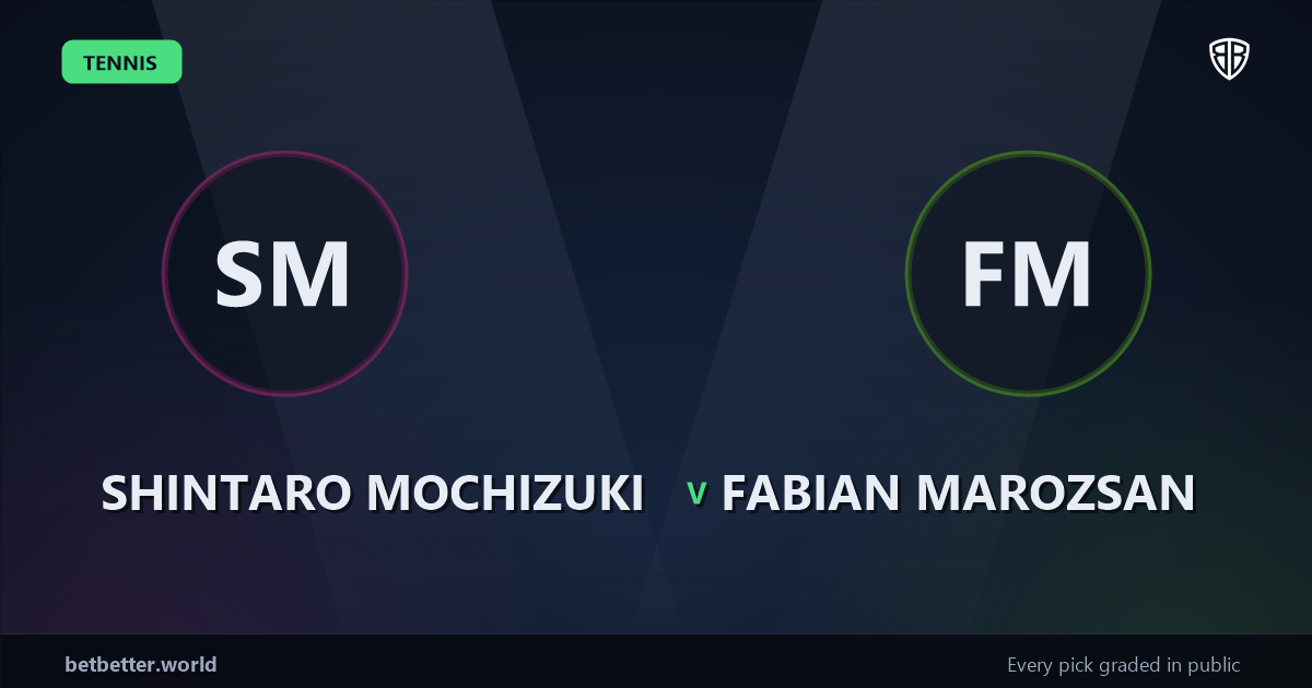 Shintaro Mochizuki vs Fabian Marozsan Prediction & Picks: High-Value Opportunity