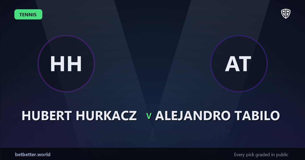 Hubert Hurkacz vs Alejandro Tabilo Prediction & Picks: Smart Betting Angles