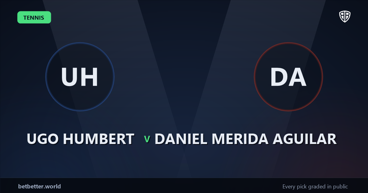 Ugo Humbert vs Daniel Merida Aguilar Prediction & Picks: Don't Miss These Odds