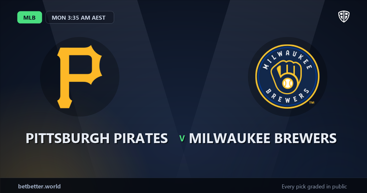 Pittsburgh Pirates vs Milwaukee Brewers Prediction & Picks: Stat-Based Baseball Insights