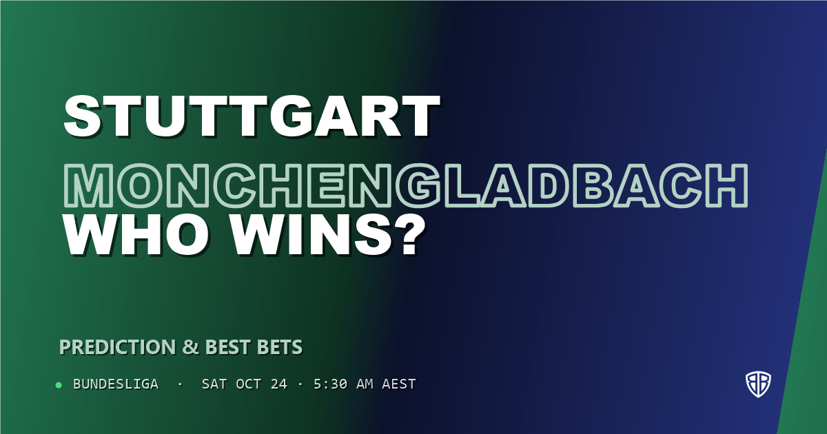 VfB Stuttgart vs Borussia Monchengladbach Prediction & Picks (Bundesliga), October 23, 2026